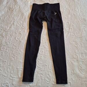 Gymshark women's size XS black ankle leggings VGUC